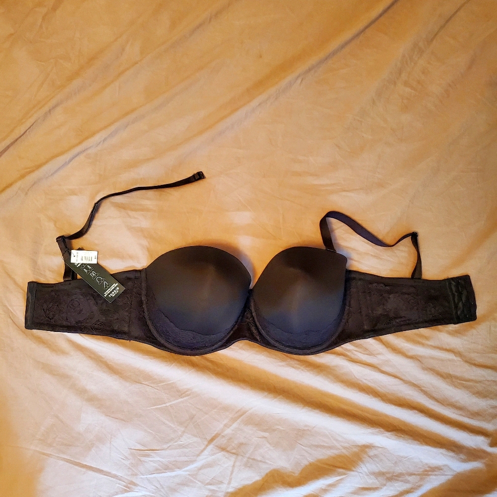 Torrid Black Push Up Strapless Bra